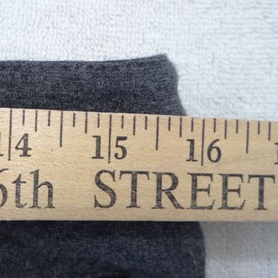 DKNY Jeans Womens Charcoal Gray Knit Skinny Pants Front Seam Zip Pockets Size 10 - Thumbnail 4