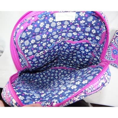 Vera Bradley Purple Paisley Quilted Cotton Backpack and Matching Wristlet Set - Thumbnail 6