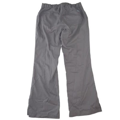 Greys Anatomy by Barco Womens Scrub Pants Grey Flare Leg Drawstring SP 2412 - Thumbnail 3
