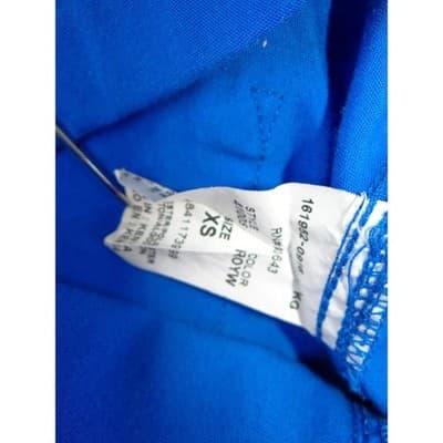 Cherokee Workwear Scrub Pants Royal Blue Unisex XS Drawstring Cargo Pockets - Thumbnail 4