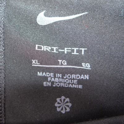 Nike Dri-FIT Womens XL Black Racerback Training Tank Top Sleeveless Shirt 2200 - Thumbnail 2