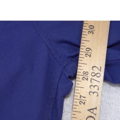 Medline AngelStat Womens Scrub Pants Royal Blue Small Straight Leg - Thumbnail 5
