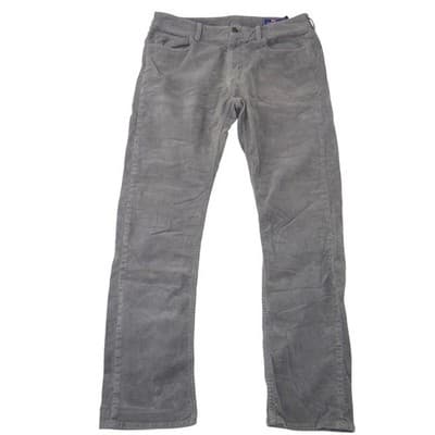 Vineyard Vines Mens Gray Corduroy Straight Leg Pants 33x32 Grey 5-Pocket