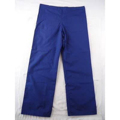 Medline AngelStat Royal Blue Scrub Pants M600NNTS-CM Womens Small Elastic Waist - Thumbnail 5