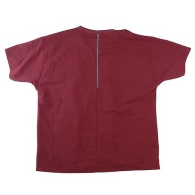 FIGS Technical Collection XL Burgundy Maroon Scrub Top Zip Pocket 2408 - Thumbnail 6