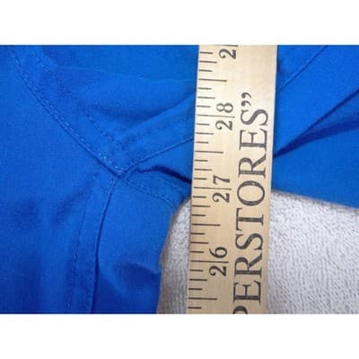 Cherokee Workwear Scrub Pants Royal Blue Unisex XS Drawstring Cargo Pockets - Thumbnail 2