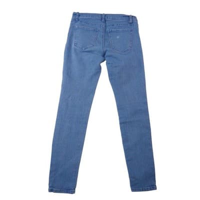 Forever 21 Womens Skinny Jeans Medium Wash Blue Mid Rise Denim Pants Size 26 - Thumbnail 3
