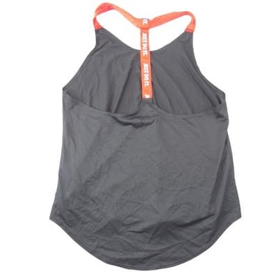Nike Just Do It T-Back Tank Top Black Orange Racerback Womens Sleeveless Workout - Thumbnail 2