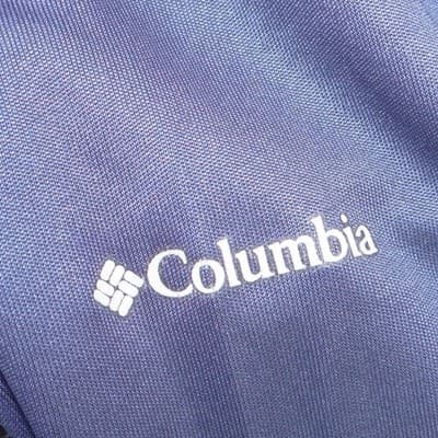 Columbia Womens Navy Blue Pebble Print Strappy Back Long Sleeve Active Top S - Thumbnail 4