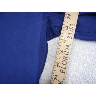 Medline AngelStat Royal Blue Scrub Pants M600NNTS-CM Womens Small Elastic Waist - Thumbnail 2