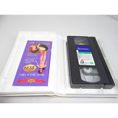 Anastasia VHS 1997 Animated Musical 20th Century Fox Meg Ryan Clamshell TESTED - Thumbnail 4