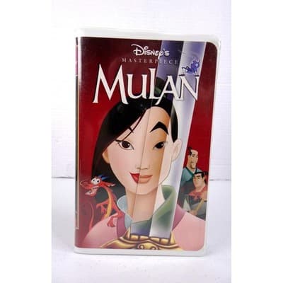 Disney Mulan VHS 1999 Masterpiece Collection Clamshell Case TESTED