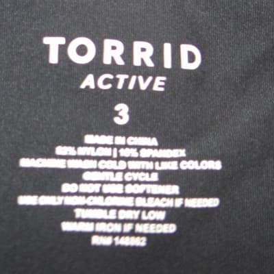 Torrid Active Womens Plus Size 3 Black Sleeveless Crew Neck Workout Tank Top - Thumbnail 2
