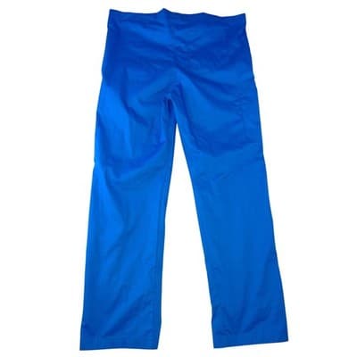 WonderWink WonderWORK Womens Scrub Pants Blue Cargo Pocket Drawstring Medium - Thumbnail 5