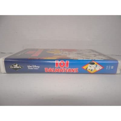 Walt Disney 101 Dalmatians VHS The Classics Black Diamond Clamshell TESTED - Thumbnail 2