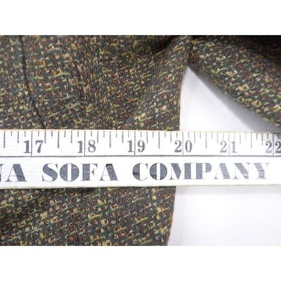 Vintage Kasper Women 14P Tweed Blazer Jacket Olive Green Brown Earth Tone Sz 14 - Thumbnail 5