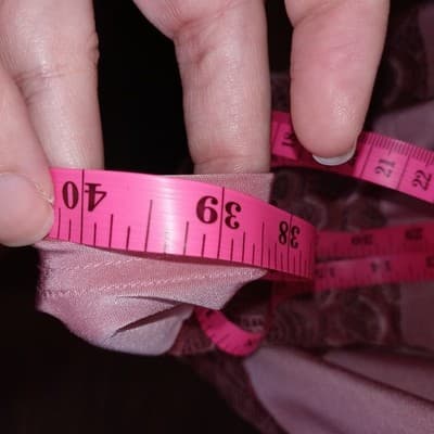 Vintage Pink Maxi Dress Butterfly Sleeves Smocked Waist Lace Trim Boho Flowy - Thumbnail 13