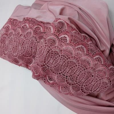 Vintage Pink Maxi Dress Butterfly Sleeves Smocked Waist Lace Trim Boho Flowy - Thumbnail 9
