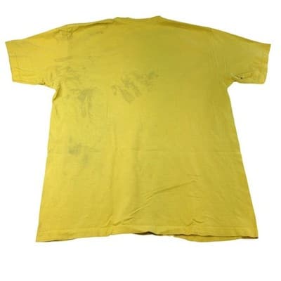 Vintage Hurley Yellow Graphic T Shirt Men's Large Regular Fit Cotton - Thumbnail 3
