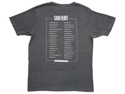 Sam Hunt 15 in a 30 Tour T-Shirt - Thumbnail 2