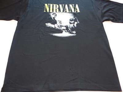 XL Vintage Nirvana Band Graphic T-Shirt - Thumbnail 4
