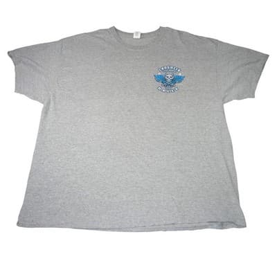 Laughlin 37th Annual Nevada Rally 2019 Mens Gray Graphic T-Shirt XXL - Thumbnail 2