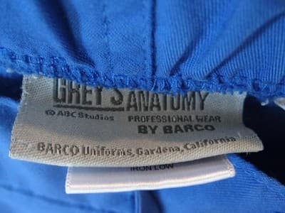Grey's Anatomy Women's Blue Medical Scrub Pants - XSP - Thumbnail 2