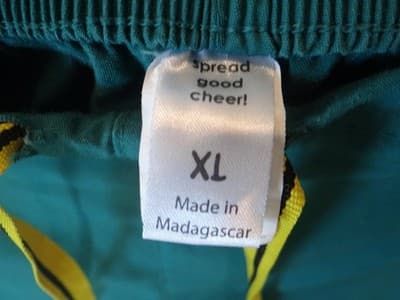WonderWink Teal Women's Scrub Pants with Yellow Drawstring, Size XL - Thumbnail 2
