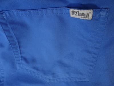 Grey's Anatomy Women's Blue Medical Scrub Pants - XSP - Thumbnail 3