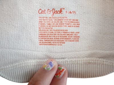 Cat & Jack 'Seek Happy' Graphic Crop Top - Size 6/7 - Thumbnail 2