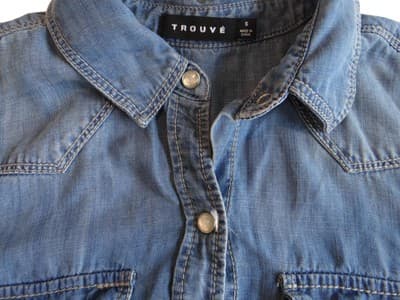 Trouvé Women's Denim Shirt - Stylish & Comfortable - Thumbnail 2