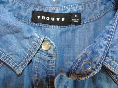 Trouvé Women's Denim Shirt - Stylish & Comfortable - Thumbnail 4