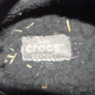 Crocs Kids Classic Lined Clog Black Faux Fur Fuzzy Slip On Shoes Kids Size 13 - Thumbnail 9