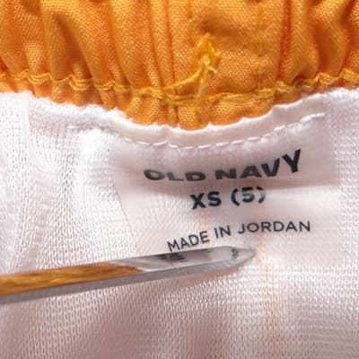 Old Navy Boys XS 5 Orange Red Ombre Sunset Swim Trunks Mesh Lined Board Shorts - Thumbnail 2