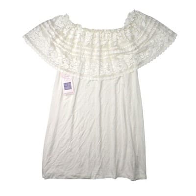 NWT-Hanky Panky X Lindsi Lane Off the Shoulder Cover-Up Dress - Small - Thumbnail 3