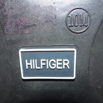 Tommy Hilfiger Khristie Black Boots Women 10M Glossy Matte Mid Calf Waterproof - Thumbnail 8