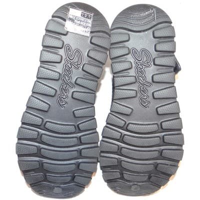 Skechers Arch Fit Footsteps Pixie Dust Black Slingback Sandals 111461 Womens 5 - Thumbnail 7