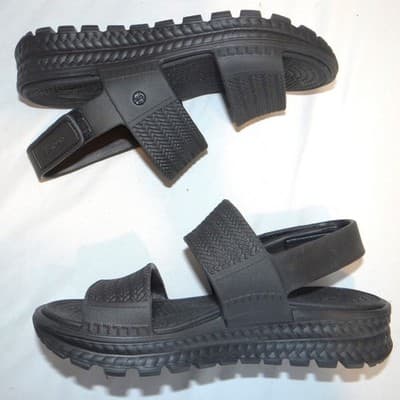 Skechers Arch Fit Footsteps Pixie Dust Black Slingback Sandals 111461 Womens 5 - Thumbnail 2