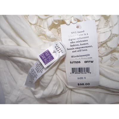 NWT-Hanky Panky X Lindsi Lane Off the Shoulder Cover-Up Dress - Small - Thumbnail 4