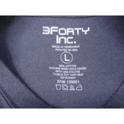 3FORTY INC Mens Graphic T Shirt L Black SAVAGE Bear Michael Jordan Jump Man - Thumbnail 4
