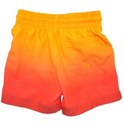 Old Navy Boys XS 5 Orange Red Ombre Sunset Swim Trunks Mesh Lined Board Shorts - Thumbnail 3