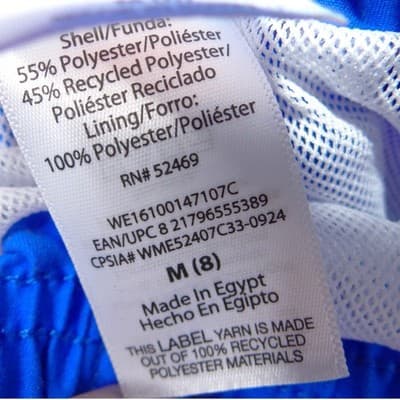 Storm Mens Royal Blue Swim Trunks Mesh Lined Elastic Waist Board Shorts Size M 8 - Thumbnail 2