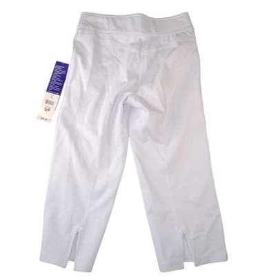 NWT-Nygard Slims White Capri Pants Womens Small Pull On Tummy Control MSRP $49 - Thumbnail 5