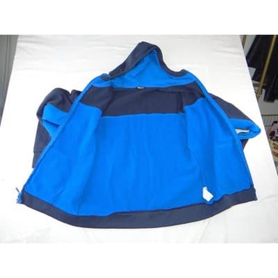 The North Face Mens Full Zip Hoodie Blue Colorblock Performance Fleece Size M - Thumbnail 4
