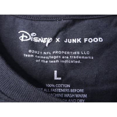 NWT-Disney Junk Food Pittsburgh Steelers Mickey Mouse NFL Football Womens L - Thumbnail 2