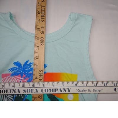 The Beach Boys Light Blue Graphic Tank Top Size Girls Women's XSmall - Thumbnail 4