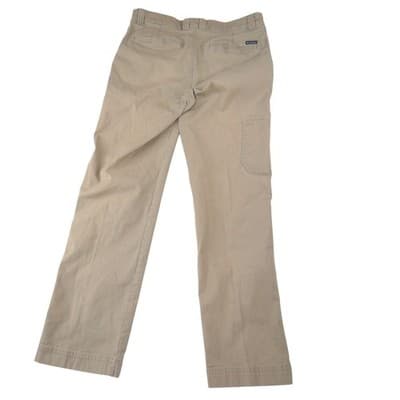 Columbia Mens Tan Khaki Canvas Utility Hiking Pants Straight Leg 32x30 - Thumbnail 3