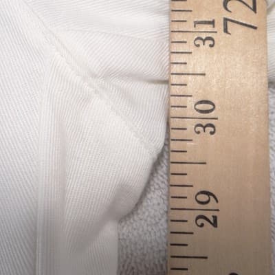 Liz Claiborne Audra Womens White Straight Leg Dress Pants Size 10 Twill Trousers - Thumbnail 5