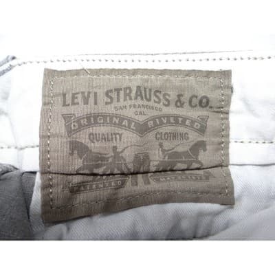 Levi Strauss Co Mens Gray Cargo Shorts W38 Utility Pocket Cotton Blend - Thumbnail 3