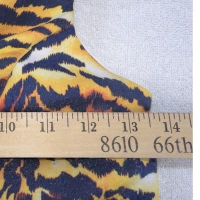 Rare Rhero Jeans Womens Tiger Print Tank Top Rhinestone Gold Hardware Racerback - Thumbnail 7